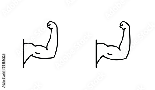 Male arm lift surgery glyph icon. Brachioplasty for men. Plastic surgery for man. Surgical arm reshaping. Silhouette symbol. Negative space. Vector isolated illustration