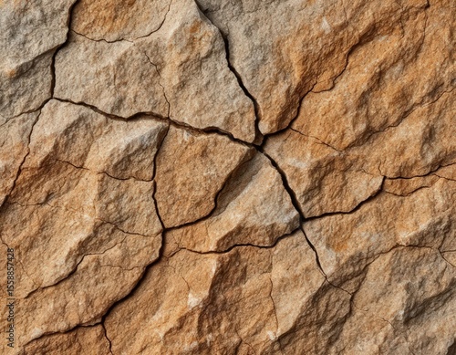 Stone surface with natural cracks and color transitions.