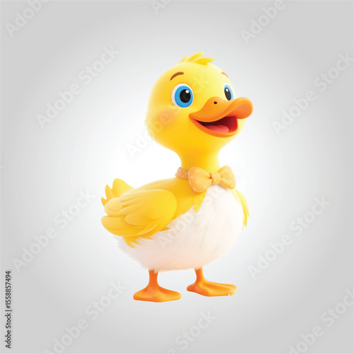 yellow rubber duck isolated