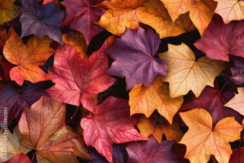 Wallpaper Mural Vibrant Pile of Fallen Leaves Showcasing the Beauty of Autumn s Colorful Seasonal Transition Torontodigital.ca