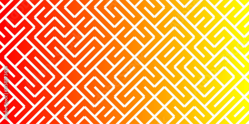 Stock vector colorful maze ornament