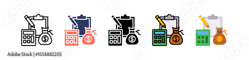 Budgeting multiple icon