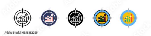 Growth Targets multiple icon
