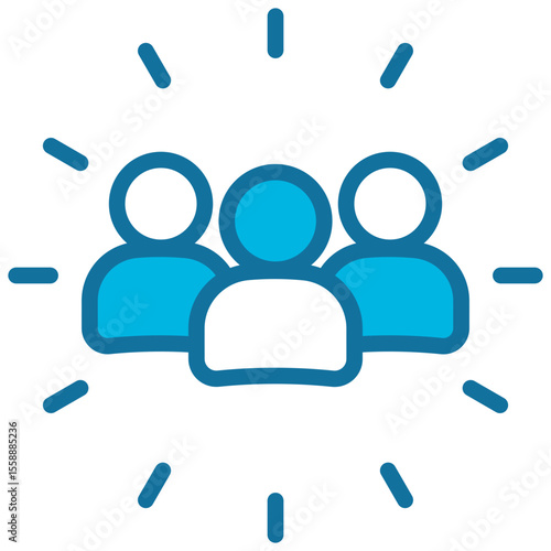 Audience Blue Icon