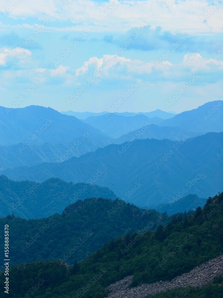 mountain landscape with blue sky mountain landscape with blue sky