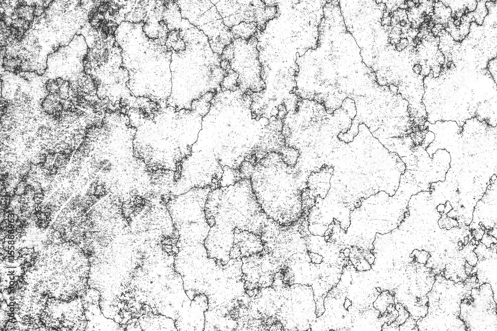 Fototapeta premium Abstract grunge overlay on transparent background — distressed texture