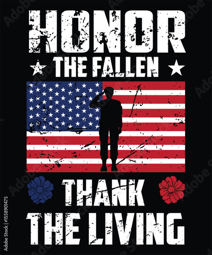 Honoring Fallen Heroes A Salute to Veterans and Their Sacrifice.  Remembering their bravery and thanking those who serve.