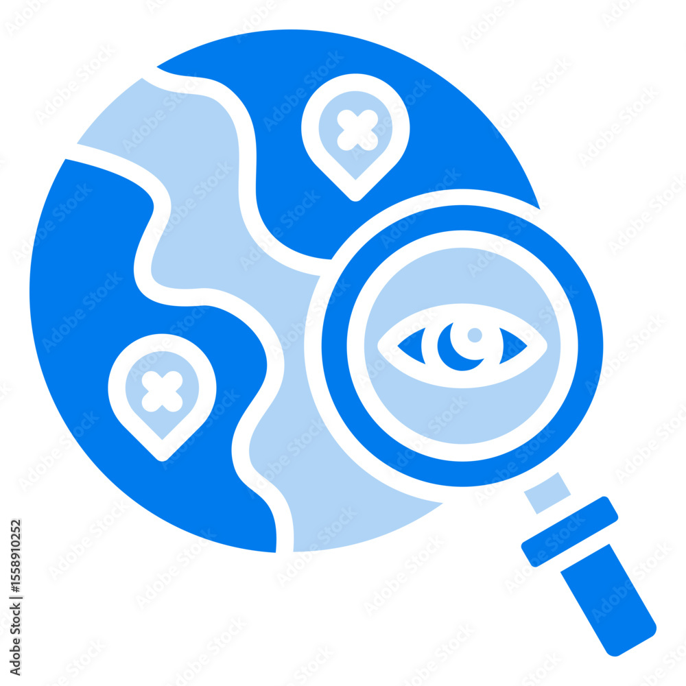 Fototapeta premium Exploration Icon