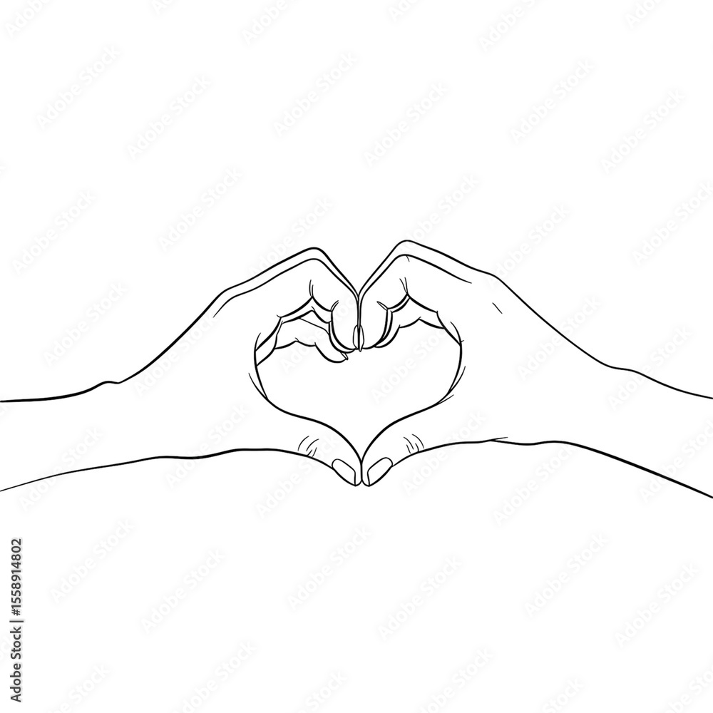 Fototapeta premium Hands holding heart