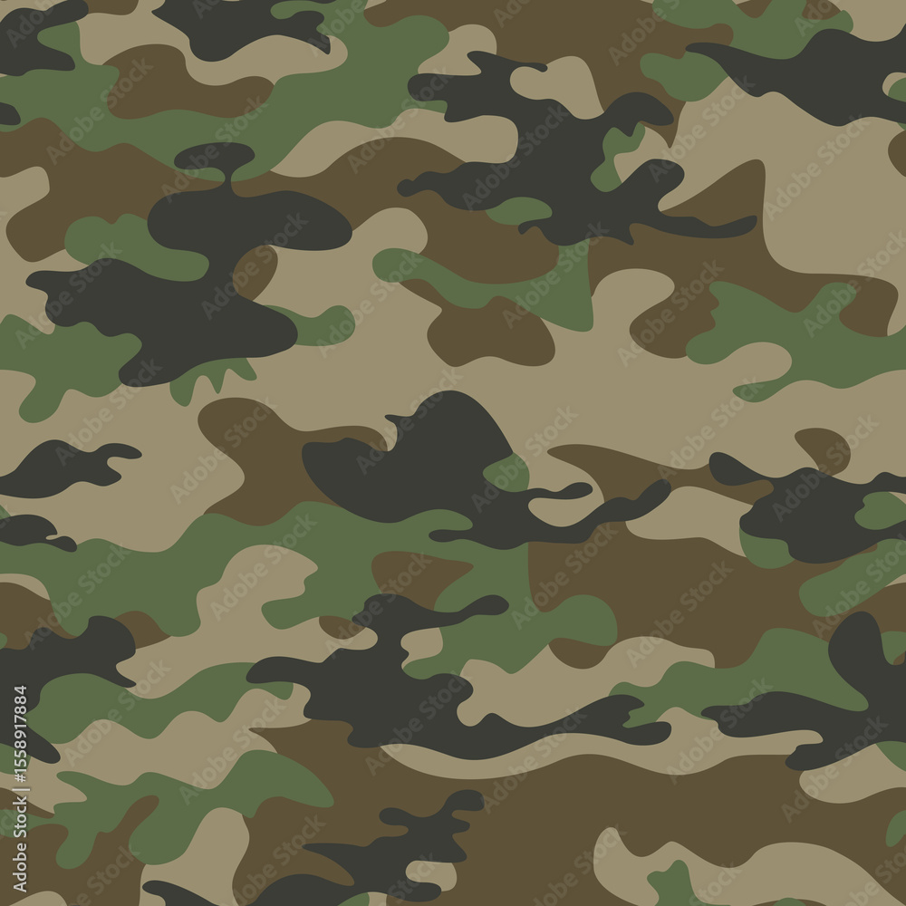 Fototapeta premium modern camouflage pattern, classic military background