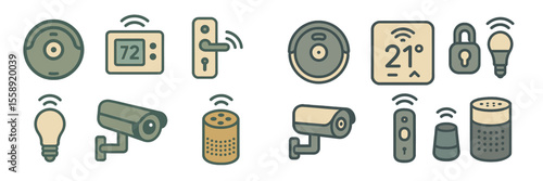 Smart home devices showcasing automation technology for enhanced living convenience