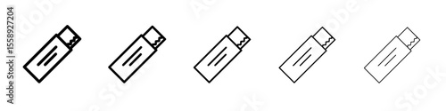 chewing gum icon vector thin outline style sign