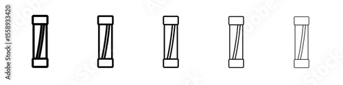 fuse icon vector thin outline style sign