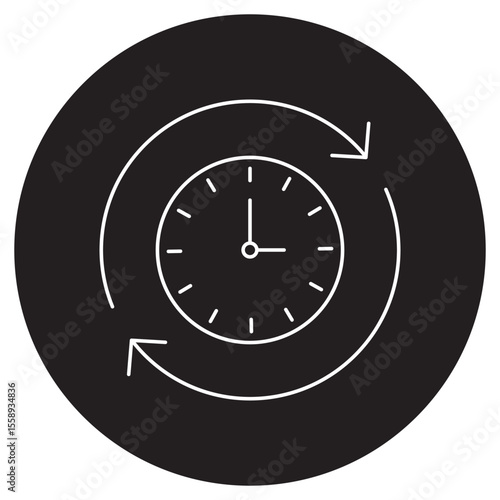 Process Optimization icon, Maximizing Efficiency Through Process Optimization, Streamlined Success: Optimizing Workflows for Peak Performance, vector