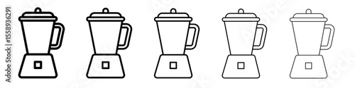 juicer icon vector thin outline style sign