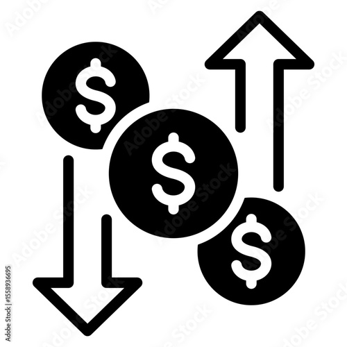 Cash Flow Risk Icon