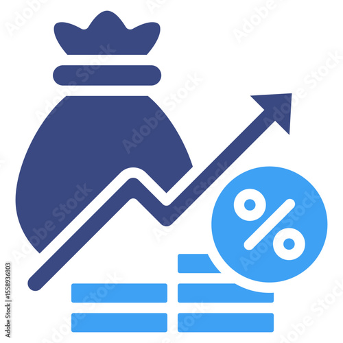 Economic Inflation Icon