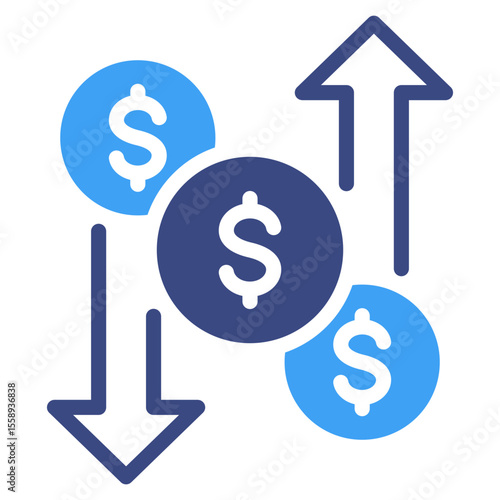 Cash Flow Risk Icon