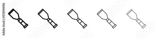 putty knife icon vector thin outline style sign