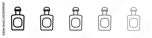 tequila icon vector thin outline style sign