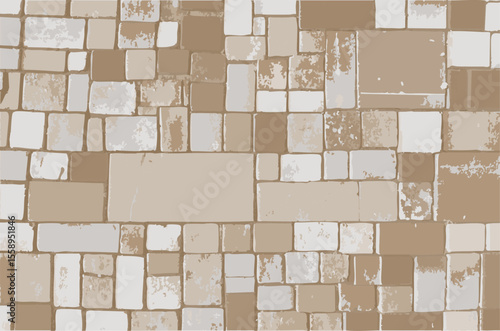 Background of stone floor texture.
