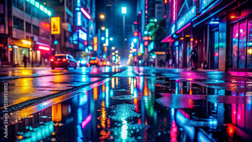 Neon City: Cyberpunk Blur

