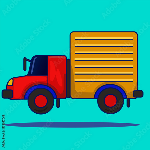 Box Truck Car Cargo Illustration Clip art