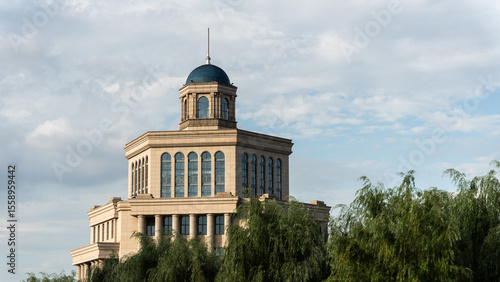 On a hot summer day, the Yangtze River Crossing Museum in Wuhan, Hubei Province