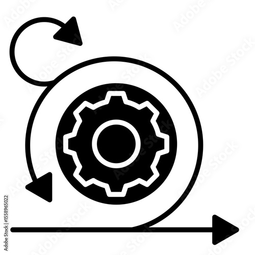 Agile Arrows  Icon Element For Design