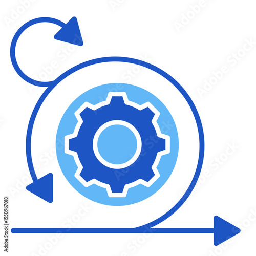 Agile Arrows  Icon Element For Design