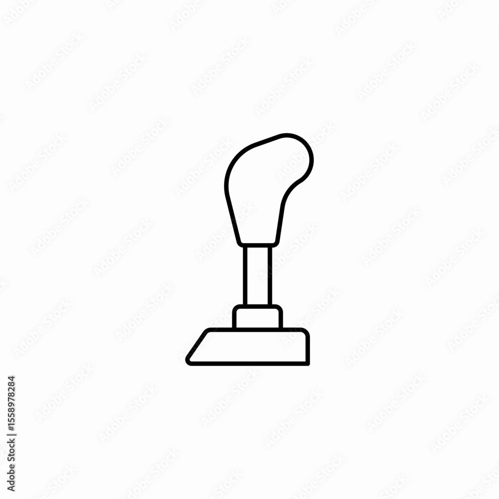 car gear shifter icon sign vector car gear shifter icon sign vector