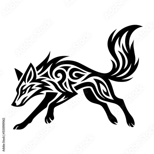 Wallpaper Mural fox vector Torontodigital.ca