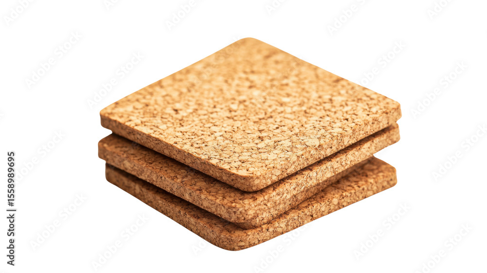 Crunchy crispbread slices made from whole grains isolated on white background Crunchy crispbread slices made from whole grains isolated on white background
