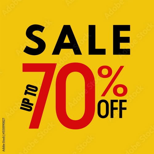 Get Up to 70% Off – Limited Time Discount Icon for Advertising and Marketing Campaigns
