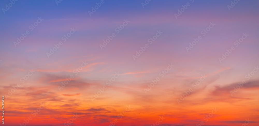 Fototapeta premium Colorful clouds and sky in the morning,Awesome sunset and soft pink clouds of pastel tones. Image template of textured sky. Gorgeous photo wallpaper. Bright epic sky. Dramatic evening light and fiery 