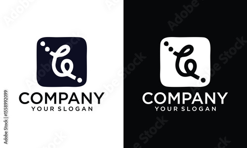 Creative Abstract letter Bt logo. This logo icon incorporate with abstract shape in the creative way. It look like letter b and t.