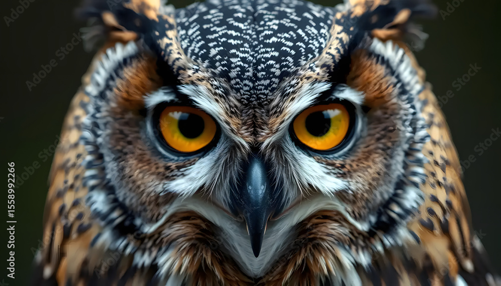 Fototapeta premium Majestic Owl Portrait