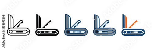 Multi-Tool Icon Set Multiple Style Collection