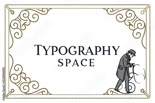  typography space in modern layout framed with cla