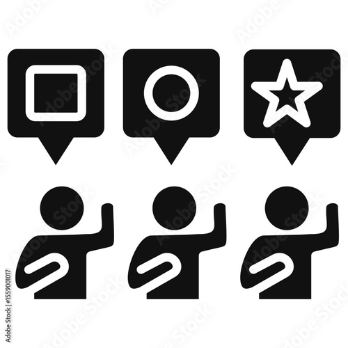 Ethnicity Glyph Icon