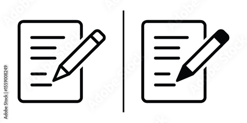 Agreements in writing: Simple and sleek, this conceptual image presents two notepads with pens, perfect for themes such as, documentation, concepts, agreements or sign.