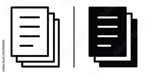 Documents in contrast: A visual of a set of documents side-by-side, each reflecting a different color palette—one in a light presentation, the other a mirror opposite. Representing an important view 