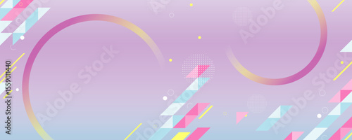 春色グラデーション背景素材（淡いピンクとパープルの洗練デザイン）　–Spring Gradient Background –