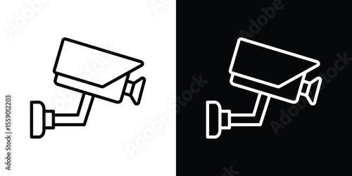 CCTV icon vector, Symbol, logo illustrations
