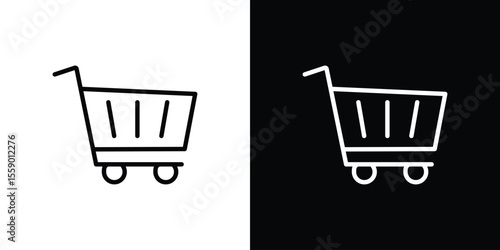 Cart icon vector, Symbol, logo illustrations