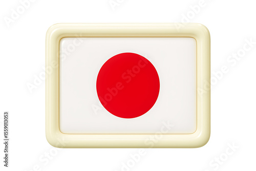 Free Download 3D Japan Flag Border Frame Isolated on a Transparent Background - GFXLoad