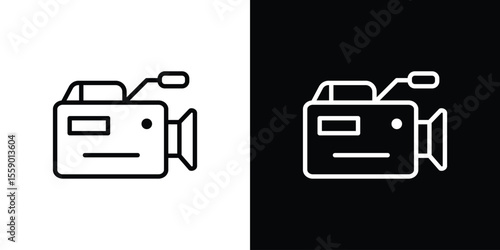 Video camera icon vector, Symbol, logo illustrations