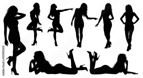 Sexy Female Silhouette Poses 