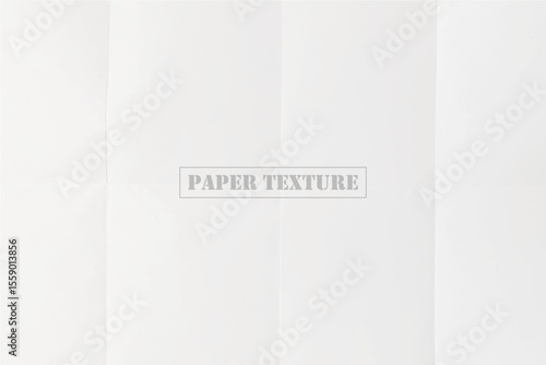 A lightly textured piece of white paper with subtle folds is shown. Its simple, clean, and neutral color makes it a versatile background element. Ideal for digital art.