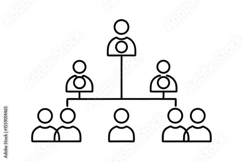 Family Tree Illustration: A clean, illustrative representation of a family tree, depicting a hierarchical structure with simple, recognizable icons signifying familial relationships.